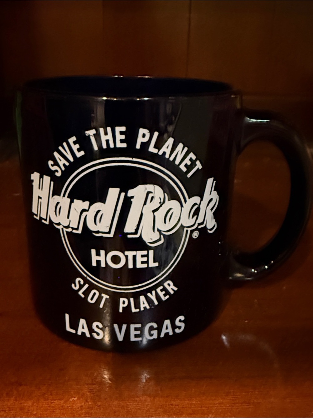 Hard Rock Cafe Black and White Las Vegas Hotel Mug